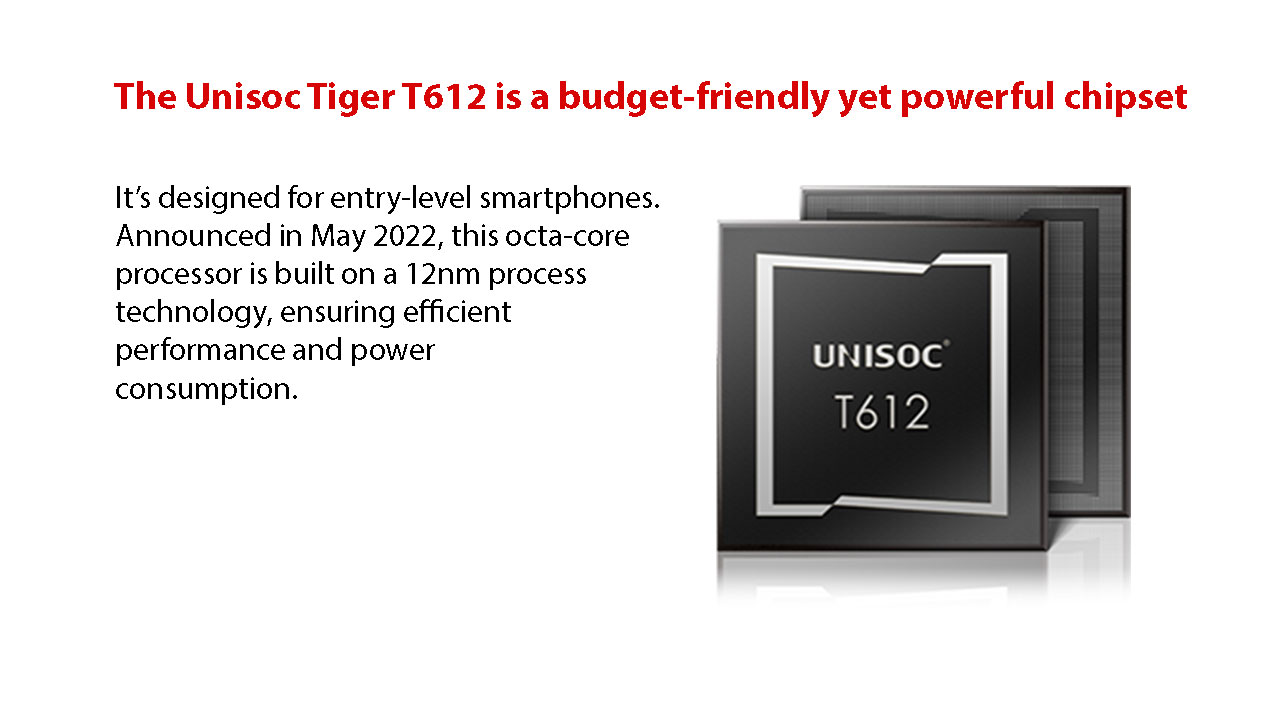 The Unisoc Tiger T612 chipset